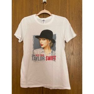 Taylor Swift White Red Tour Shirt